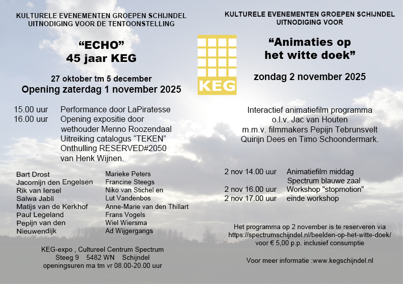 Flyer KEG - Spectrum Schijndel keg 45 jaar