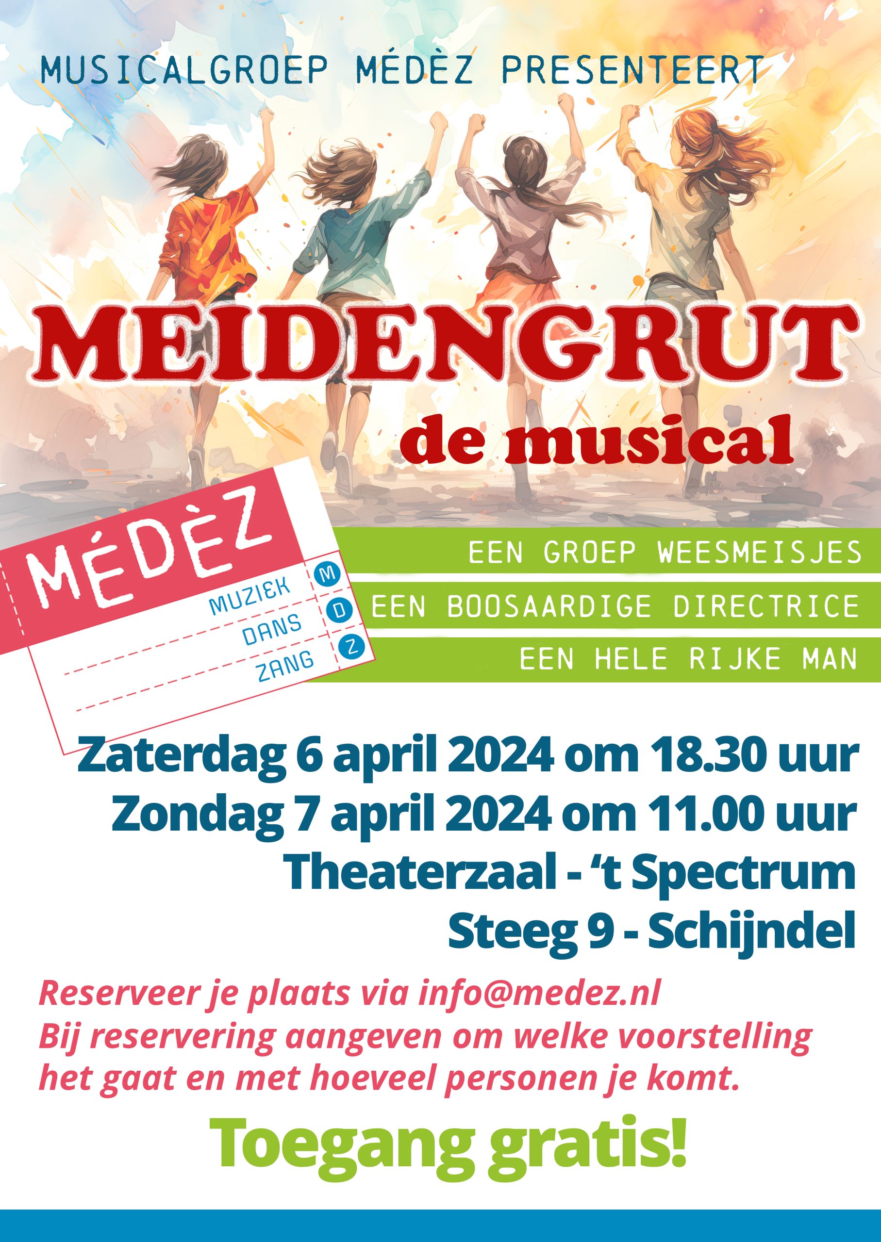 Meidengrut Musicalgroep Medez - Spectrum Schijndel