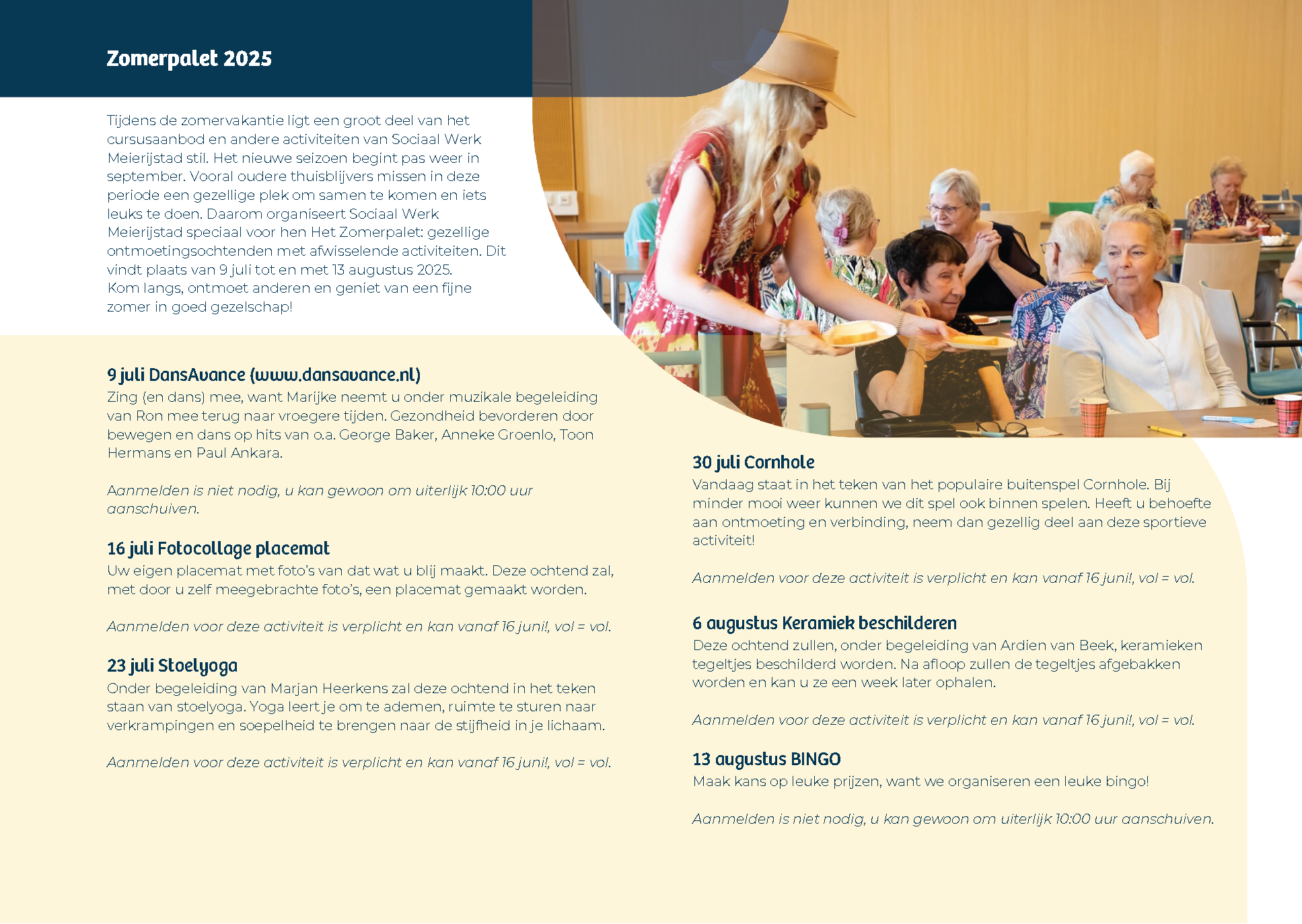 Zomerpalet Sociaal Werk Meierijstad - 2025